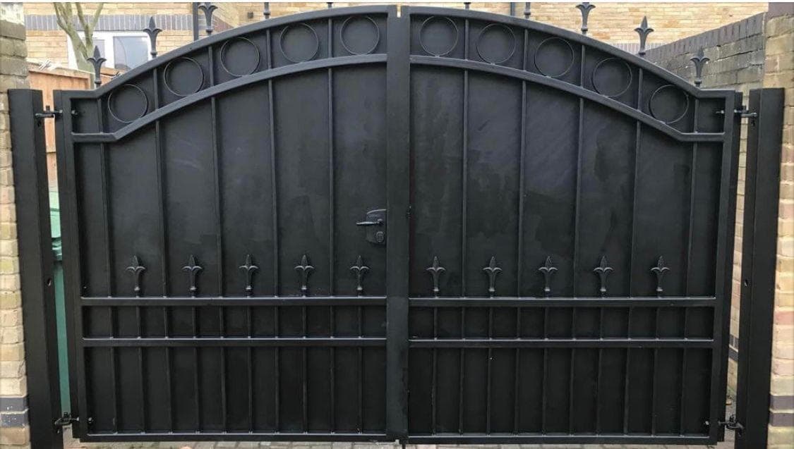 Classic Wrought Iron Door