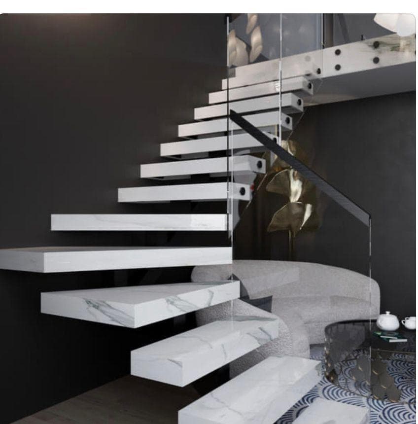 Modern Spiral Metal Staircase